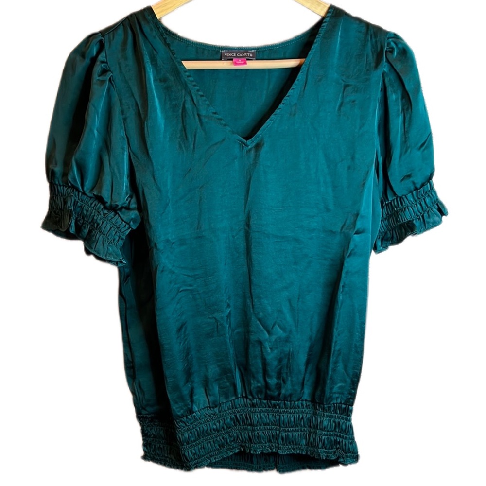 Vince Camuto emerald blouse/top S